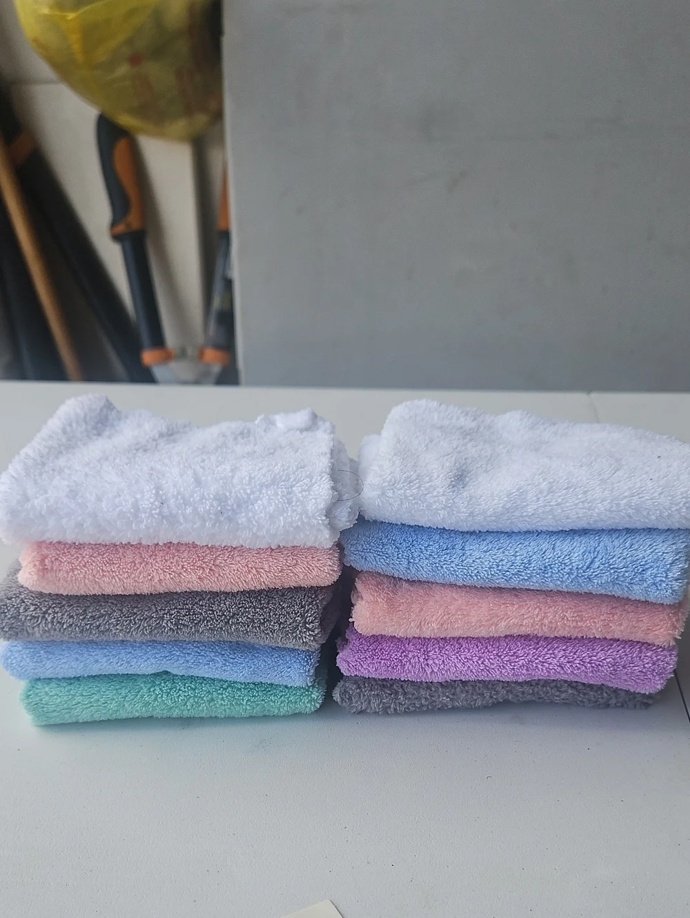 Soft Plush Baby Wash Cloths - Mixed Pastel Set